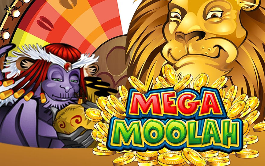 Mega Moolah - Slot machine with a big progressive jackpot