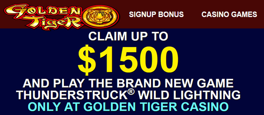 Golden Tiger review and casino bonus