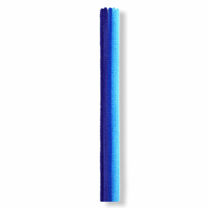 Chenille piberenser 6mm. 30 cm. 25 stk. blå nuancer