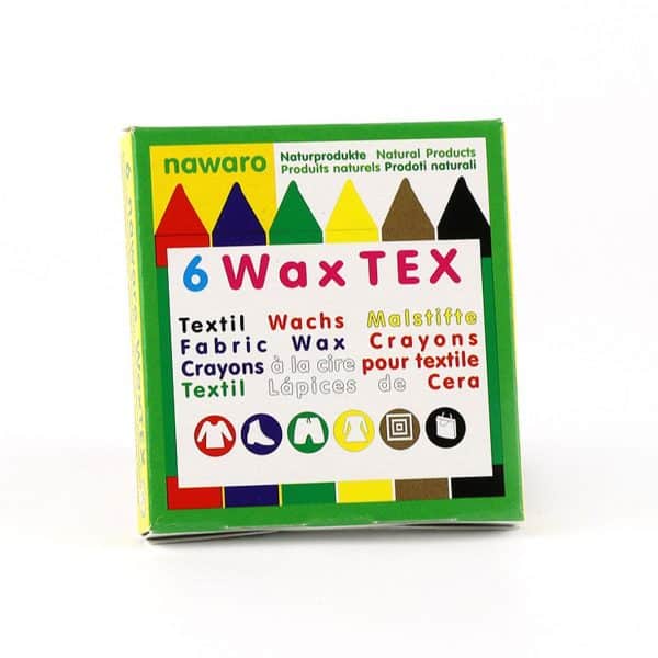 ÖkoNORM tekstilfarver af bivoks - 6 farver