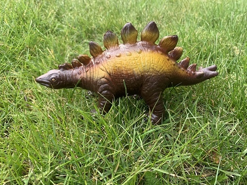 Green Rubber Toys - Stegosaurus