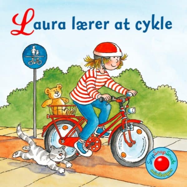Laura lærer at cykle