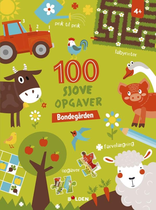 100 sjove opgaver - Bondegården – fra 4 år