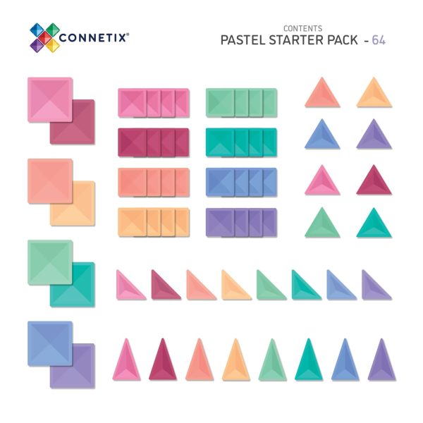 Connetix - 64 dele - Pastel starter pack - Image 8