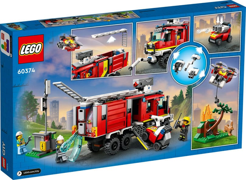 LEGO - CITY - Brandvæsnets kommandovogn - Leg sammen