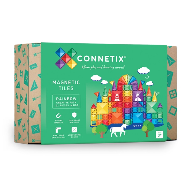 Connetix - 102 dele - Rainbow Creative Pack