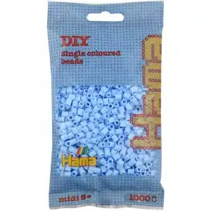HAMA - HAMA Hama midi perler 1000stk pastel isblå (207-97)