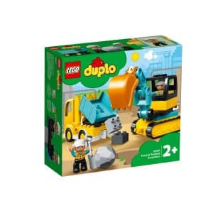 LEGO - DUPLO - Lastbil og gravemaskine på larvefødder