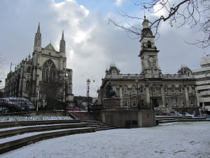 St_Paul's_Cathedral and Town Hall, Dunedin New Zealand