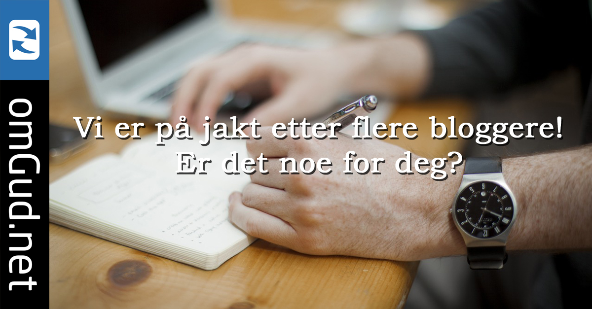 Blir du med og blogger om Gud?