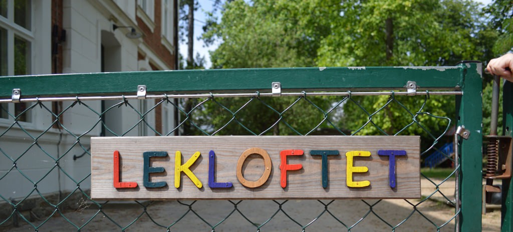 Lekloftets skylt