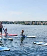 Stand up paddleboard i grupp