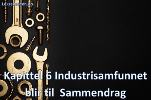 Kapittel 6 Industrisamfunnet blir til Sammendrag Historie Vg2