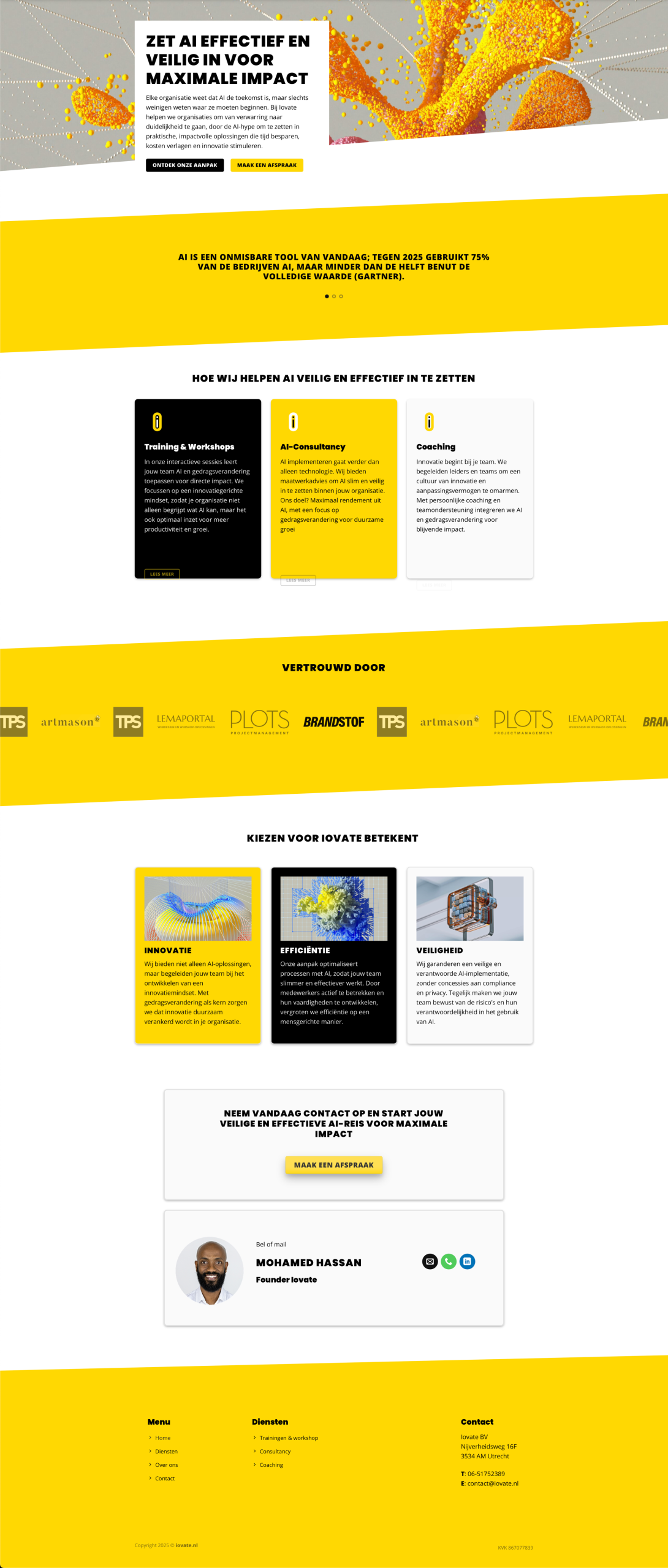 iovate-klantcases-lemaportal Webdesign en Microsoft 365-integratie voor Iovate