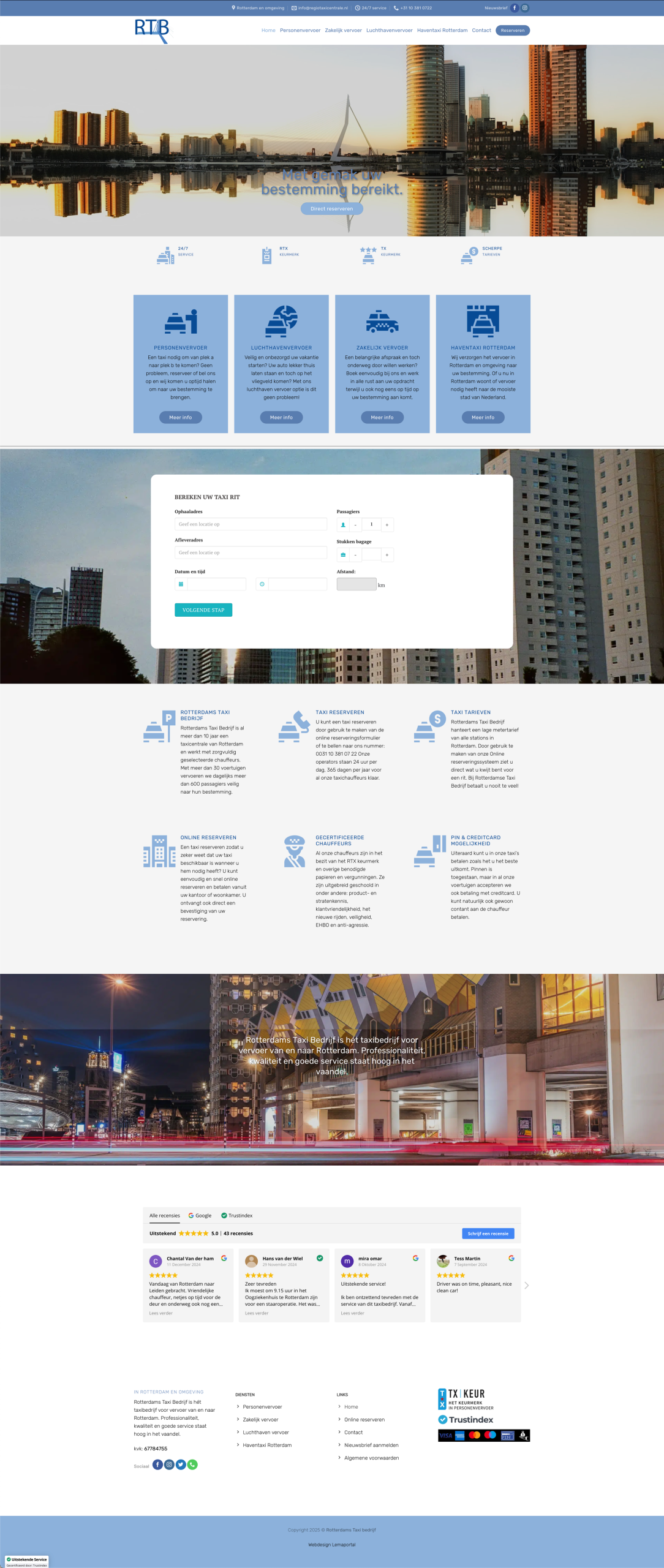 regiotaxicentrale-klantcases-lemaportal Branding en SEO-geoptimaliseerde website voor Regiotaxicentrale
