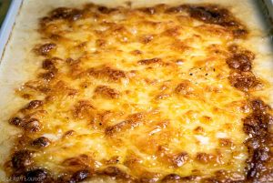 Creamy Garlic Potato Gratin cheese pepper