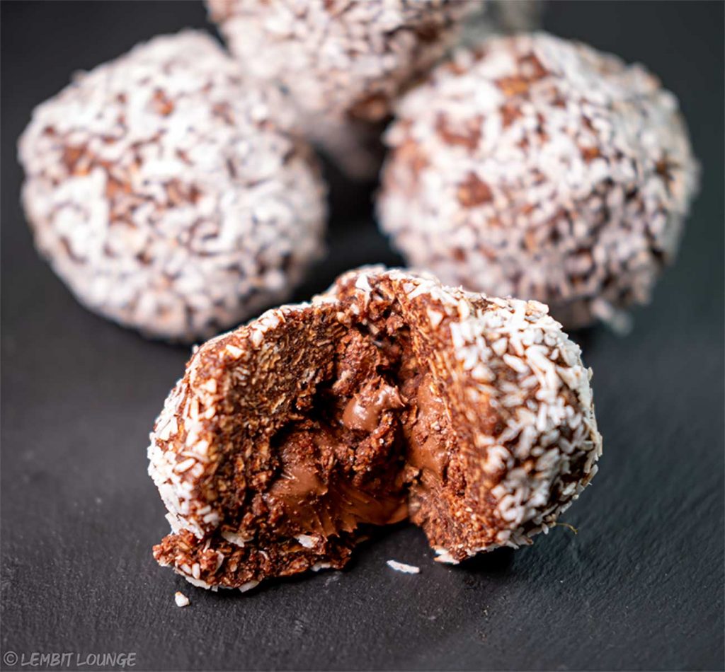 Nutella Chocolate Balls coffee cacao flakes