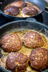 Gorgeous Fluffy Salisbury Steak with creamy sauce