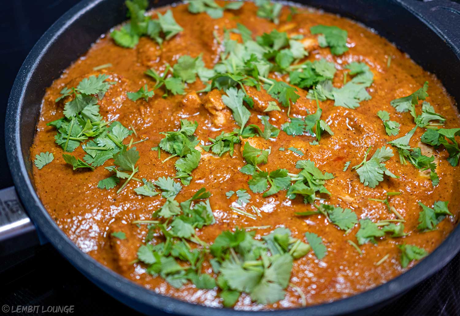 Chicken Tikka Masala with Coconut Milk Cilantro Indian