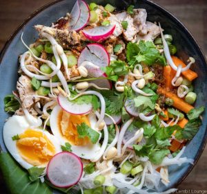 healthy spicy chicken ramen chili egg noodles