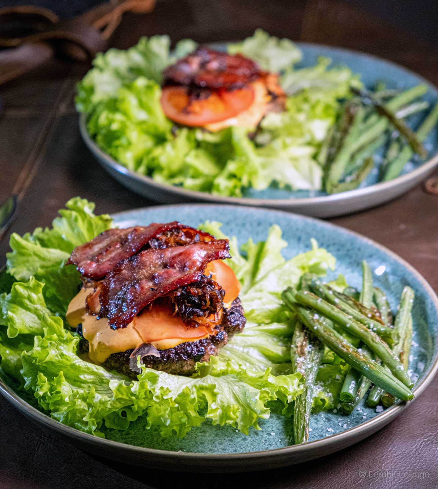 Juicy Cheddar Stuffed Burgers Bacon Jalapenos Sriracha Haricot Verts