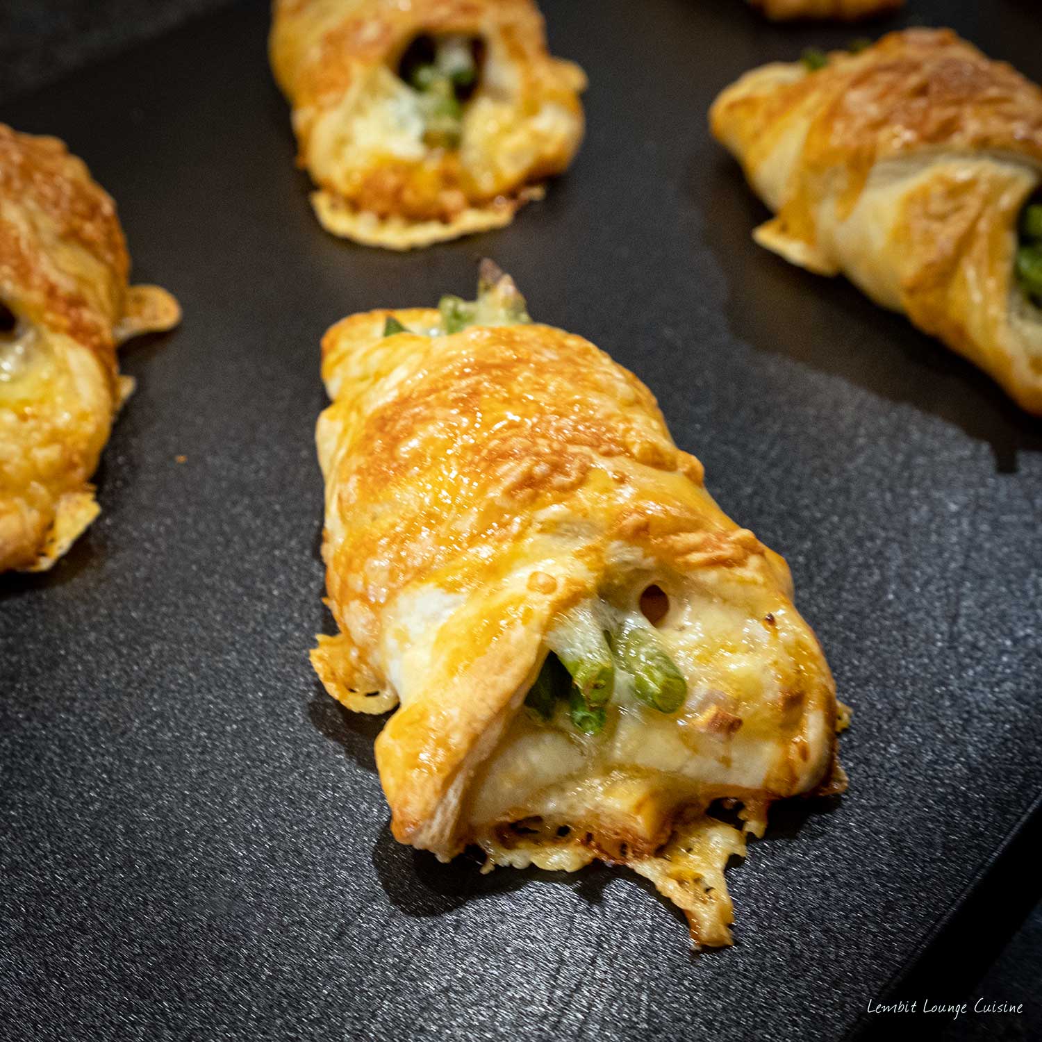 Cheese, bacon and haricot puffs pastry easy delicious comfort food