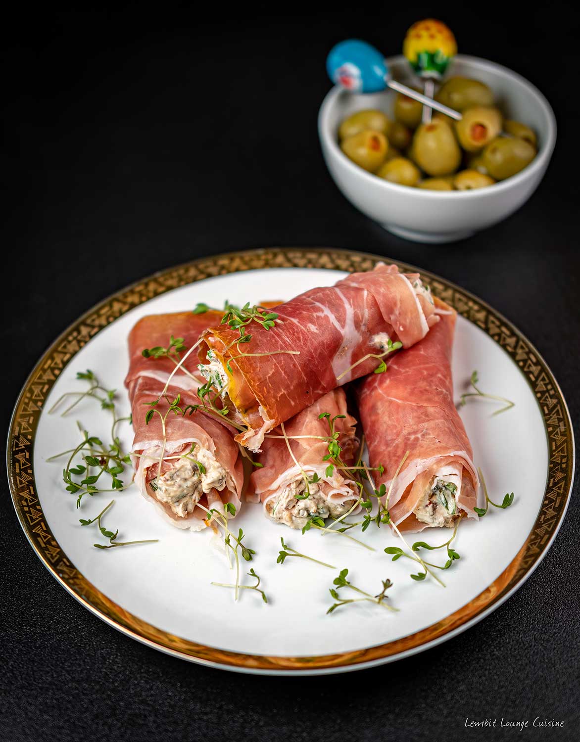 Prosciutto Cheese Rolls Lembit Lounge Cuisine