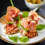 prosciutto wrapped goat cheese with honey and walnuts chévre easy keto quick stunning looks