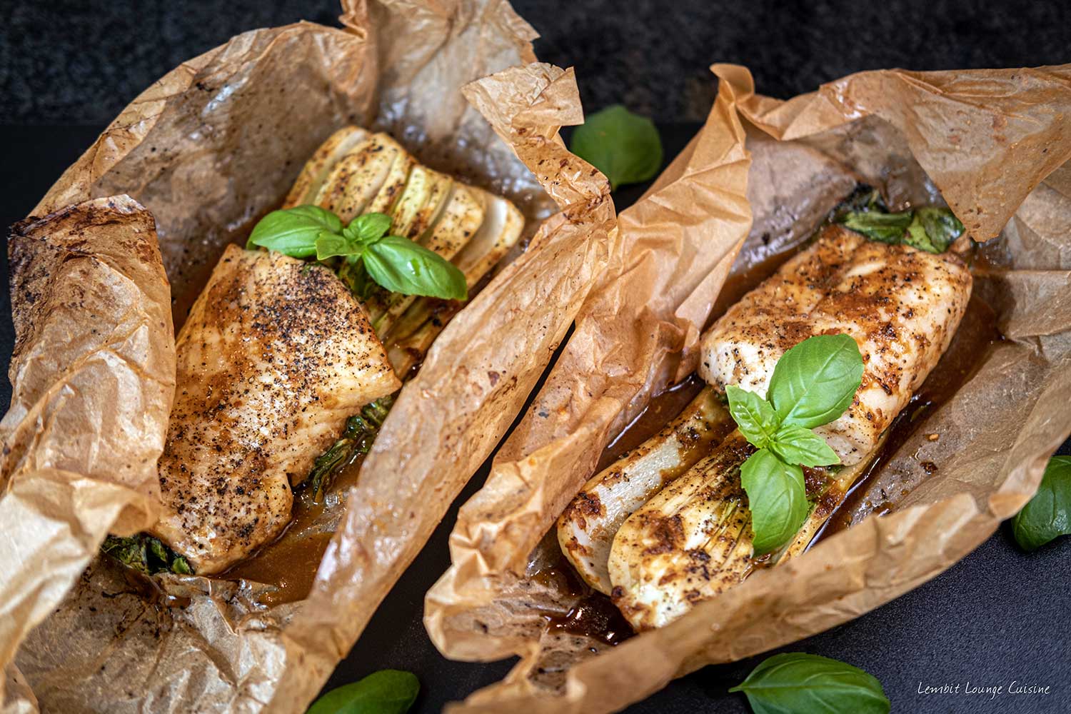 Healthy Fish en Papillote Lembit Lounge Cuisine