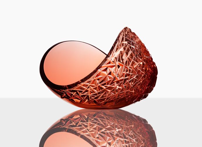 Planets crystal bowl by Lena Bergström Design