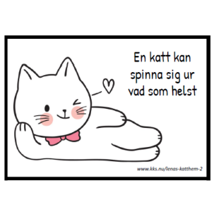 En katt kan spinna…