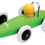 voiture de course verte