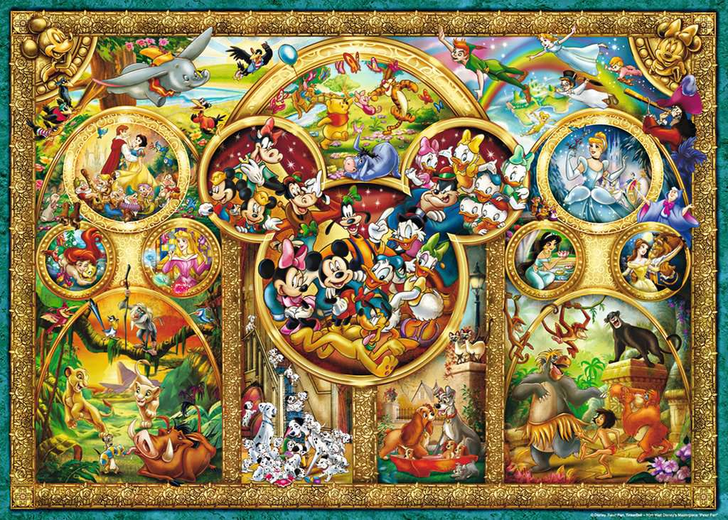 Les plus beaux thèmes Disney – Puzzle 1000 p – L'enfant R'oie