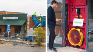 Täthetsprovning och tryckprovning av fastighet och termografi med värmekamera