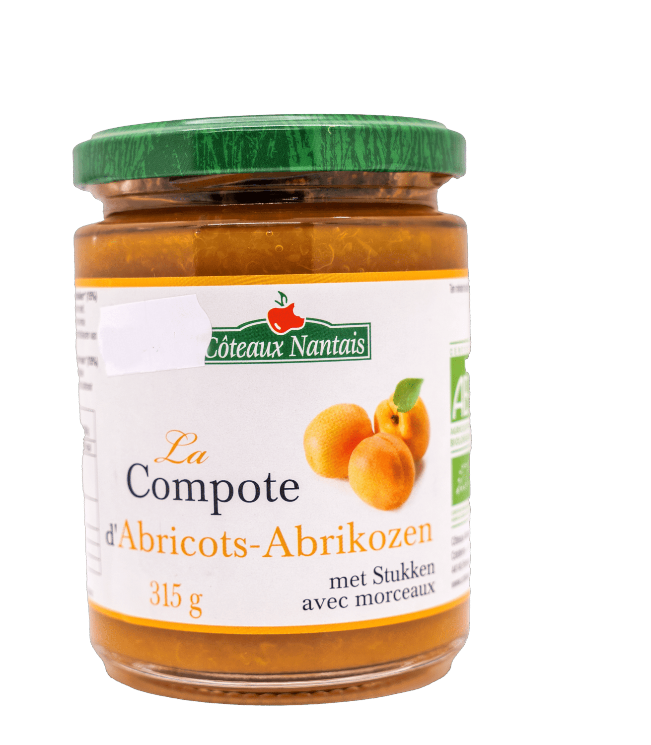 Compote abricot (315gr) Le potager du bien manger