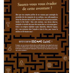 Escape Game 9 – Sur les Traces des Pyramides
