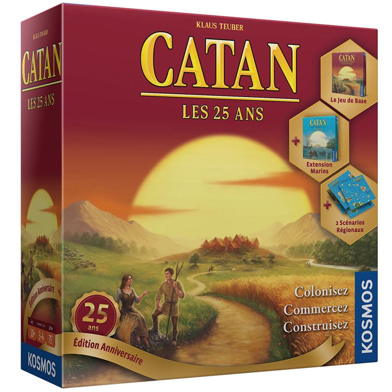 Catan Edition Jubile 25eme Anniversaire Les Des Maskes