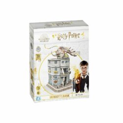 Puzzle 3D Model Kit Harry Potter –  La Banque de Gringotts (Gringotts Bank) (74 Pieces)