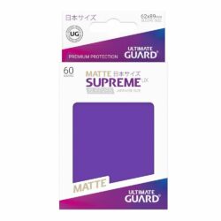 Ultimate Guard – 60 pochettes Supreme UX Sleeves (format japonais) – Violet Mat