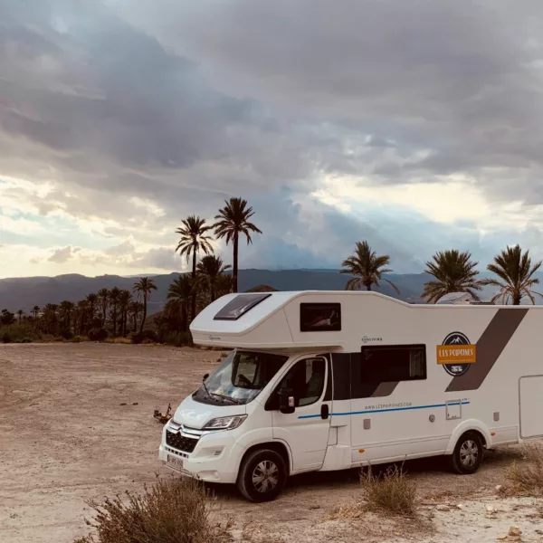 camping car poipoines désert andalousie
