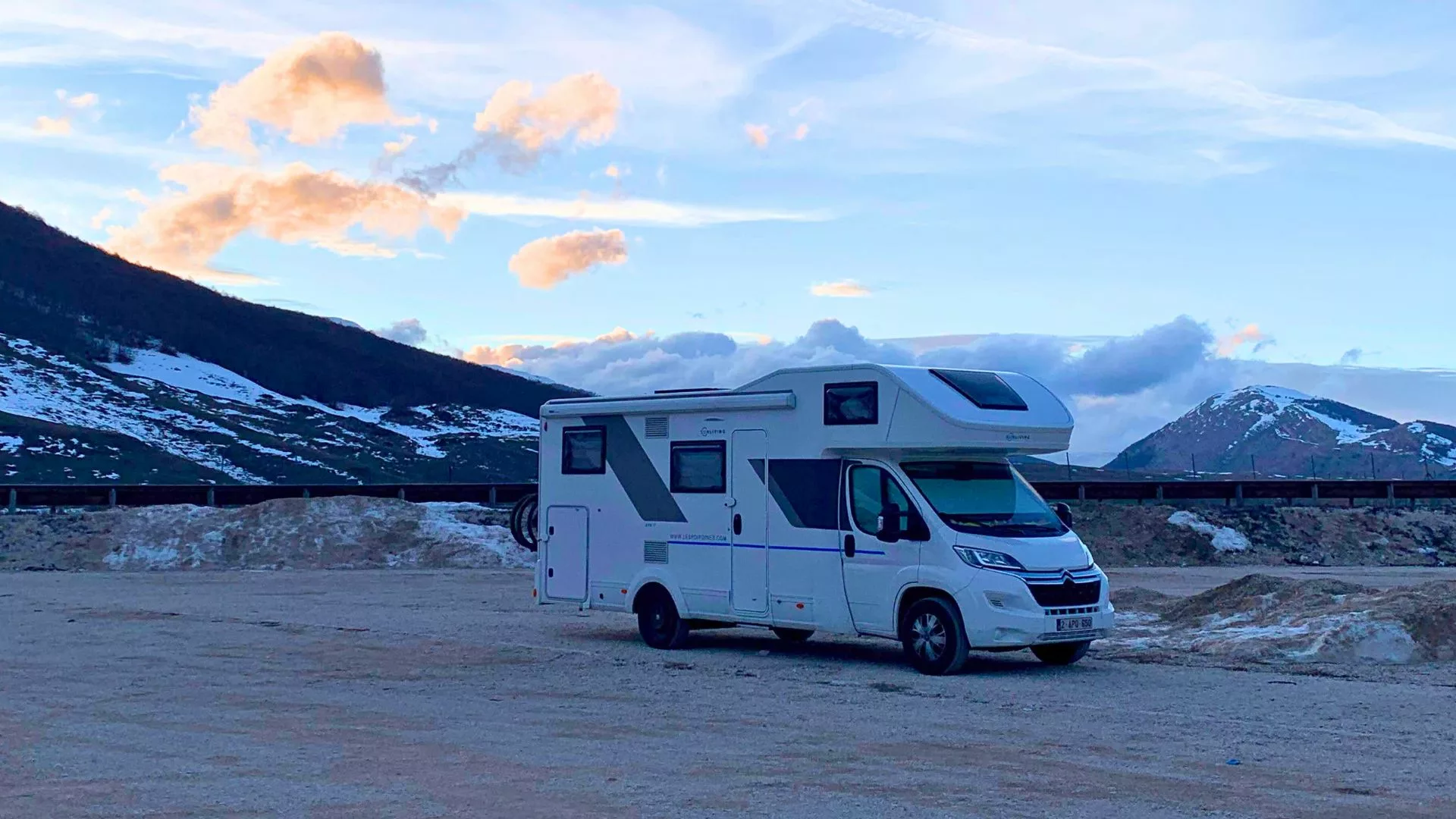 camping-car en hiver