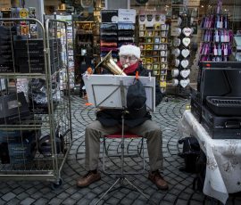 Julemarked i Middelfart.