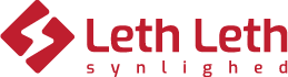 Leth Leth Logo - Rød