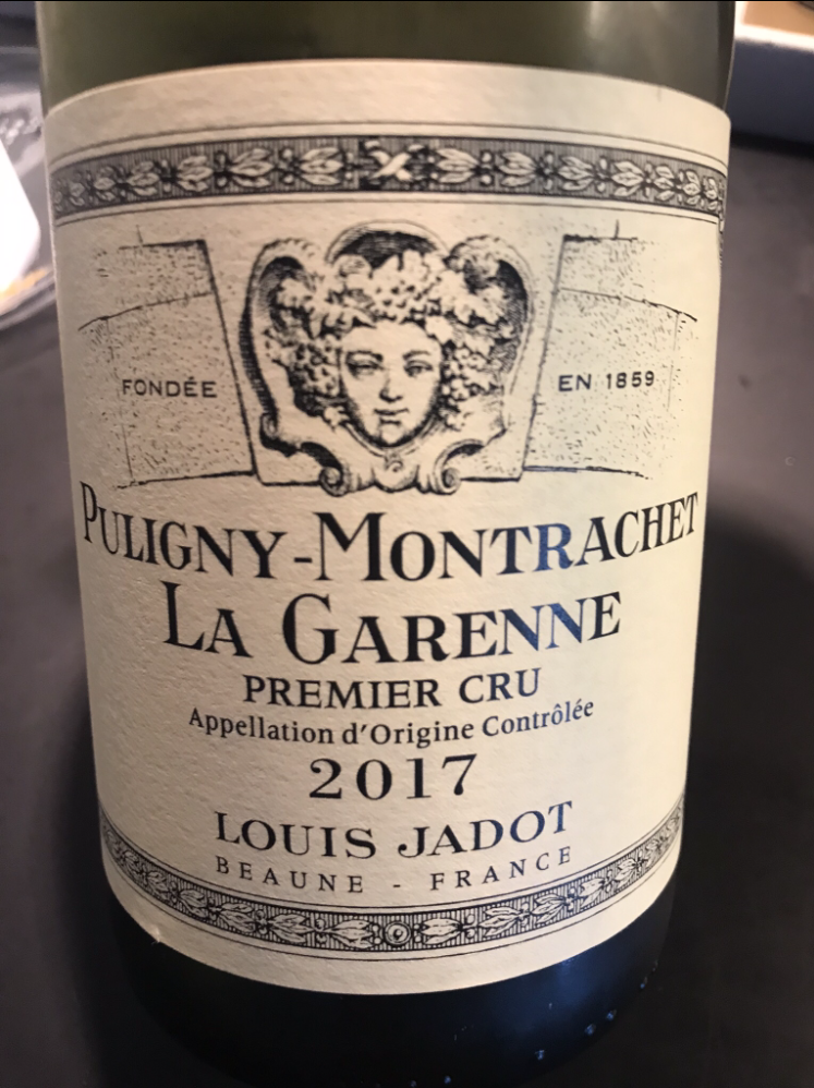 2.juli 2022: København: Jadot Puligny-Montrachet 1.Cru La Garenne 2017; hvid Bourgogne er bare unik!