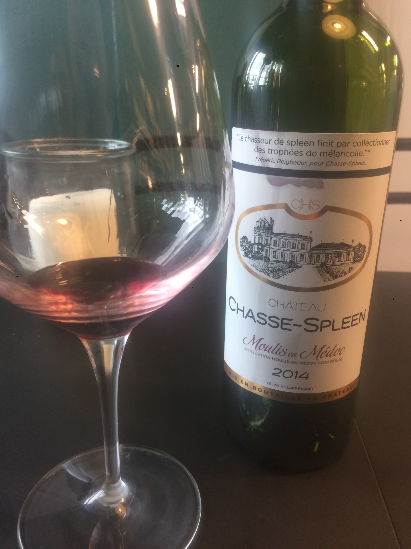 16.marts 2019: Løgismose Illum Rooftop, København og hjemme på Ordrupvej: Bordeaux-dag med Château Chasse-Spleen 2014 Moulis og Château Pontet-Fumet 2011 Saint Emilion🍷