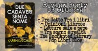 Review Party “Due cadaveri senza nome” di Karen Katchur