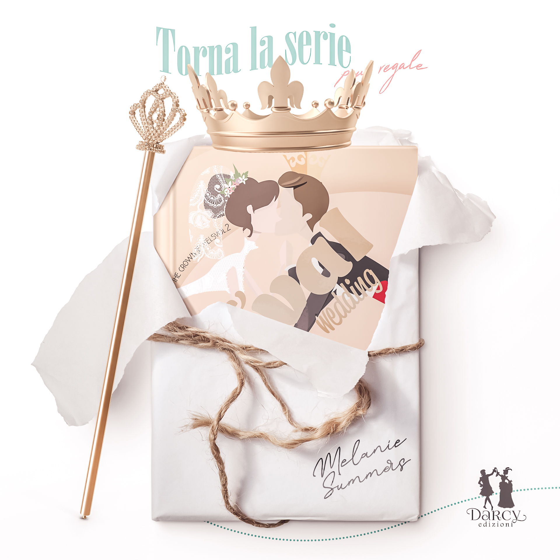 Cover reveal "The royal wedding (Serie The crown jewels vol.2)" di Melanie Summers Letture