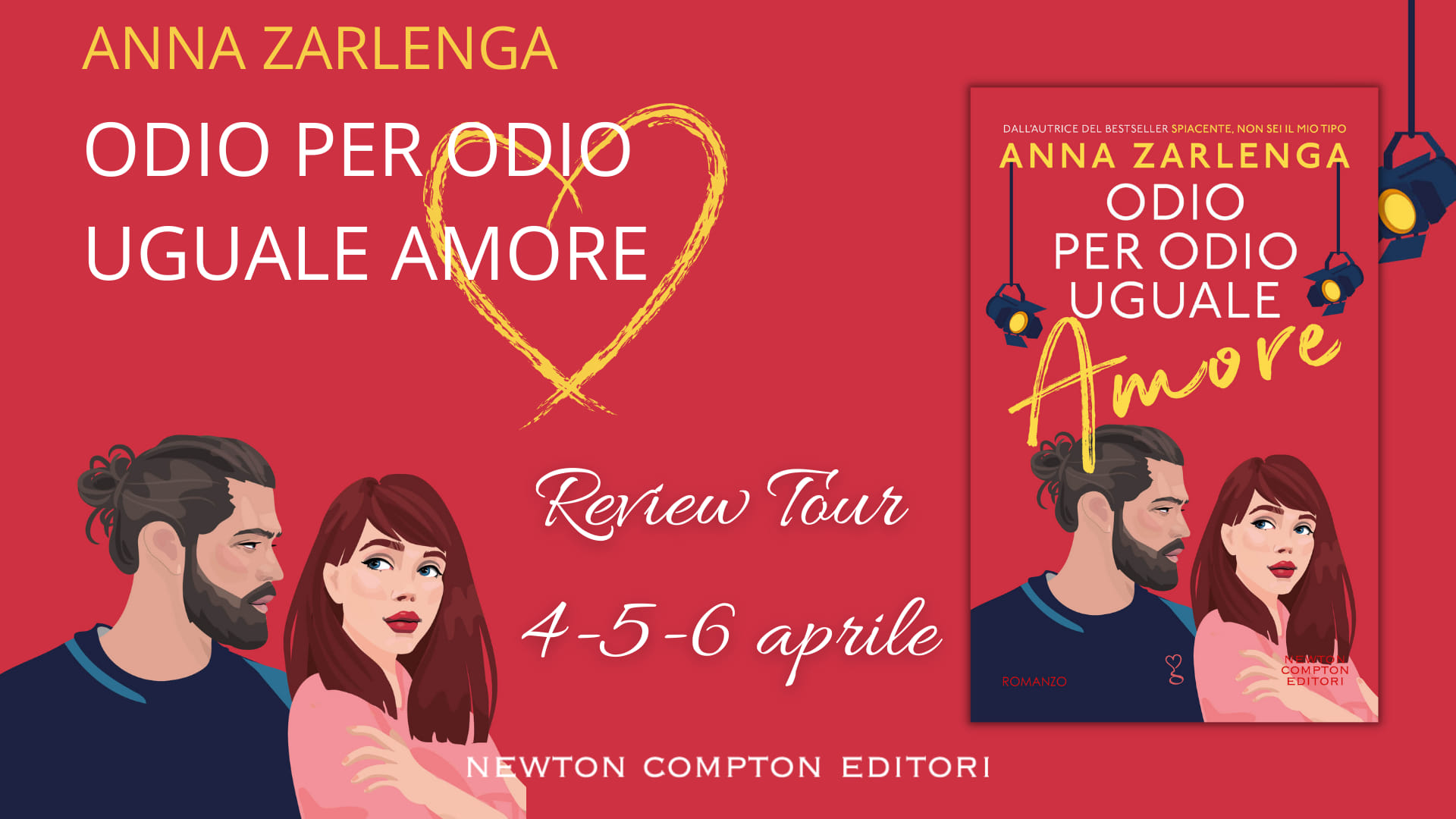 Review Tour “Odio per odio uguale amore” di Anna Zarlenga