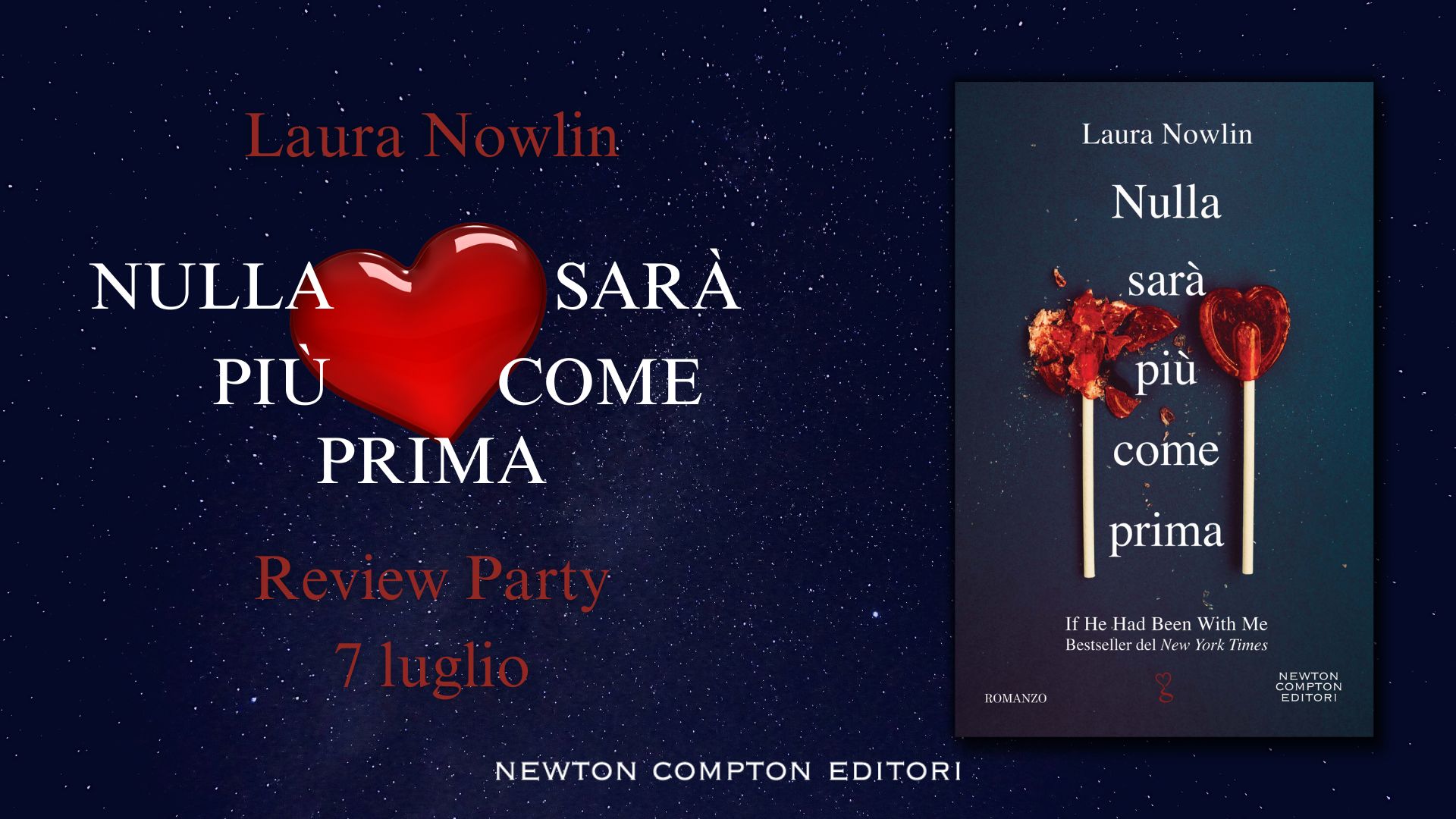 Review Tour “Nulla sarà più come prima” di Laura Nowlin