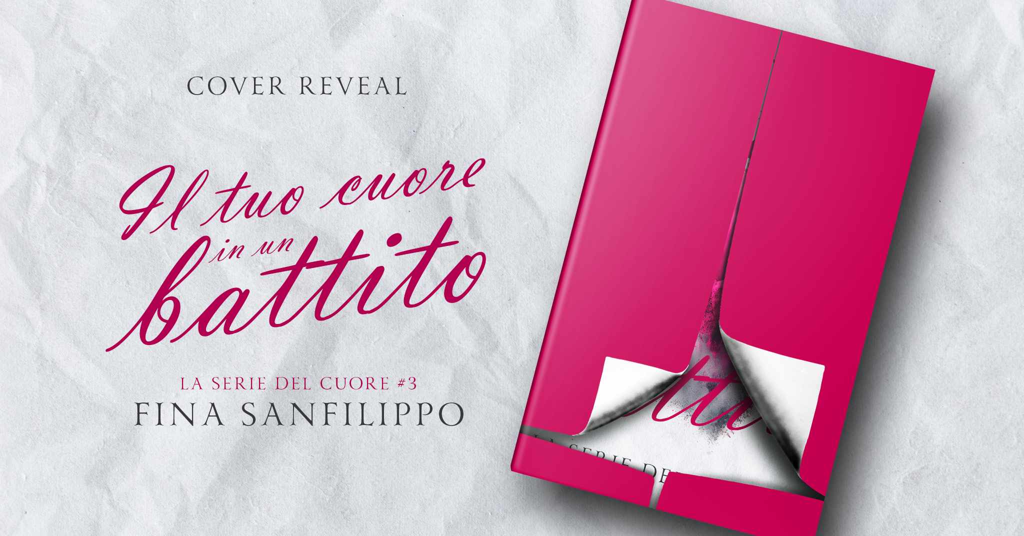 Cover reveal “Il tuo cuore in un battito” di Fina Sanfilippo